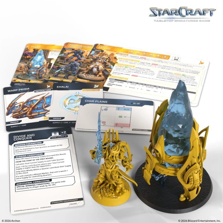 StarCraft® Artanis & Pylon - Protoss - 星海爭霸 神族 亞坦尼斯 & 水晶塔
