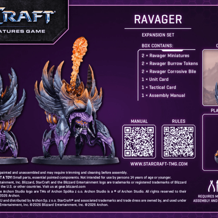 STARCRAFT® Ravager - Zerg - Expansion Set - 星海爭霸 蟲族 破壞者 - 擴充套組