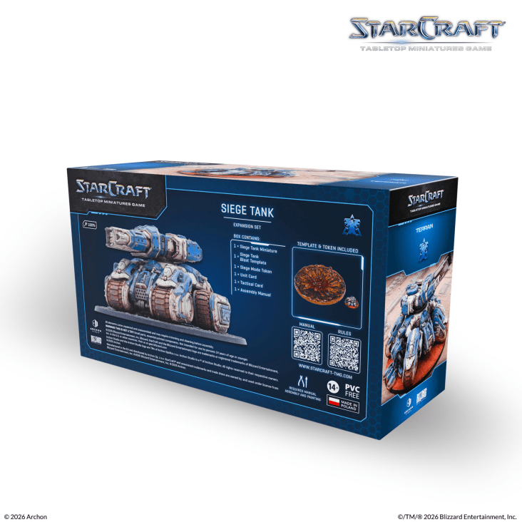 STARCRAFT® Siege Tank - Terran - Expansion Set - 星海爭霸 人族 攻城坦克 - 擴充套組