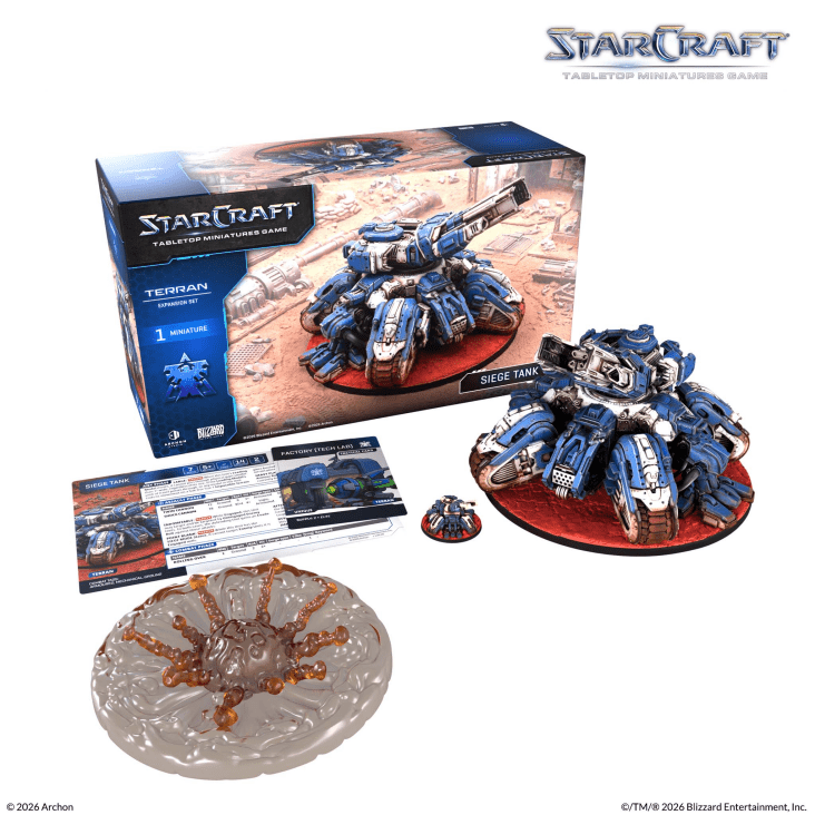 STARCRAFT® Siege Tank - Terran - Expansion Set - 星海爭霸 人族 攻城坦克 - 擴充套組