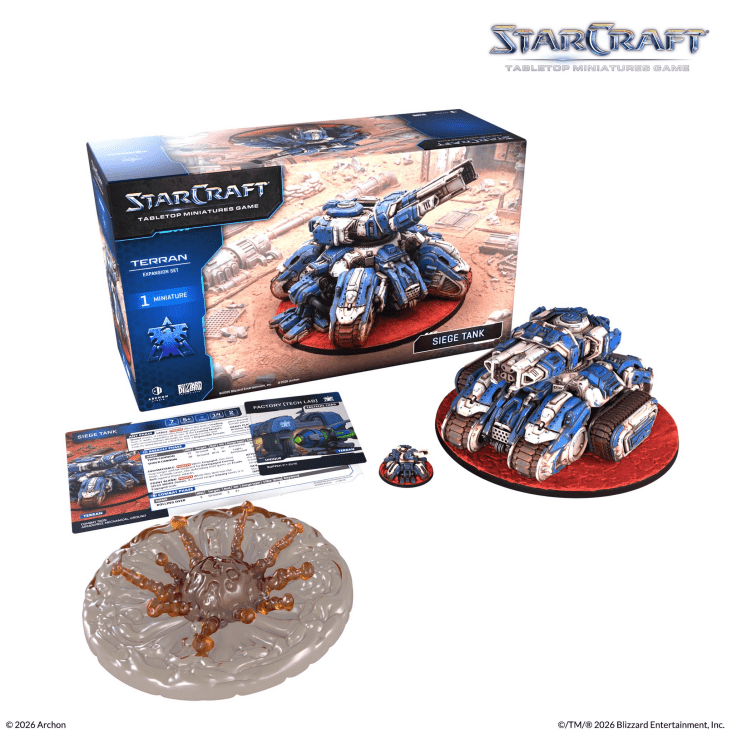 STARCRAFT® Siege Tank - Terran - Expansion Set - 星海爭霸 人族 攻城坦克 - 擴充套組