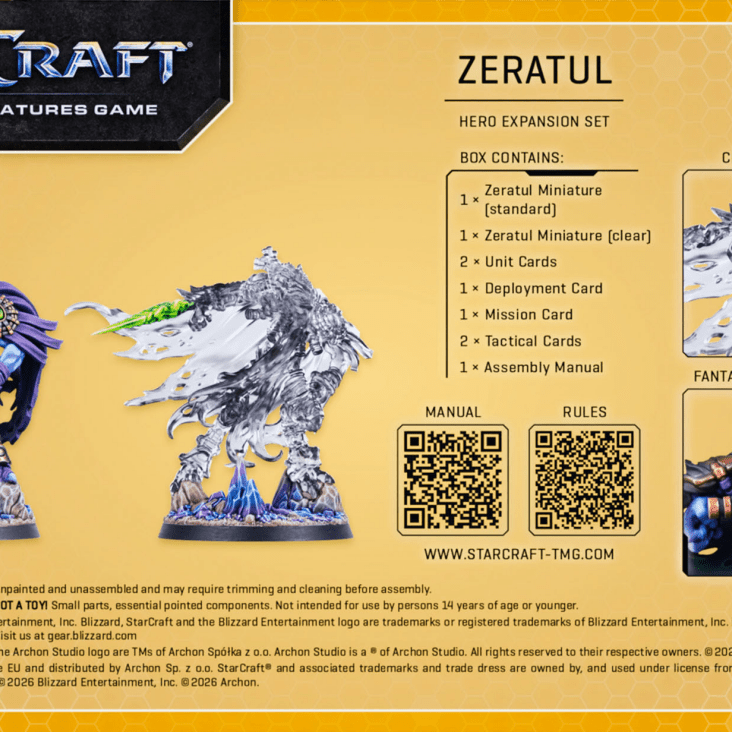 STARCRAFT® Zeratul - Protoss - Hero Expansion Set - 星海爭霸 神族 澤拉圖 - 英雄擴充套組