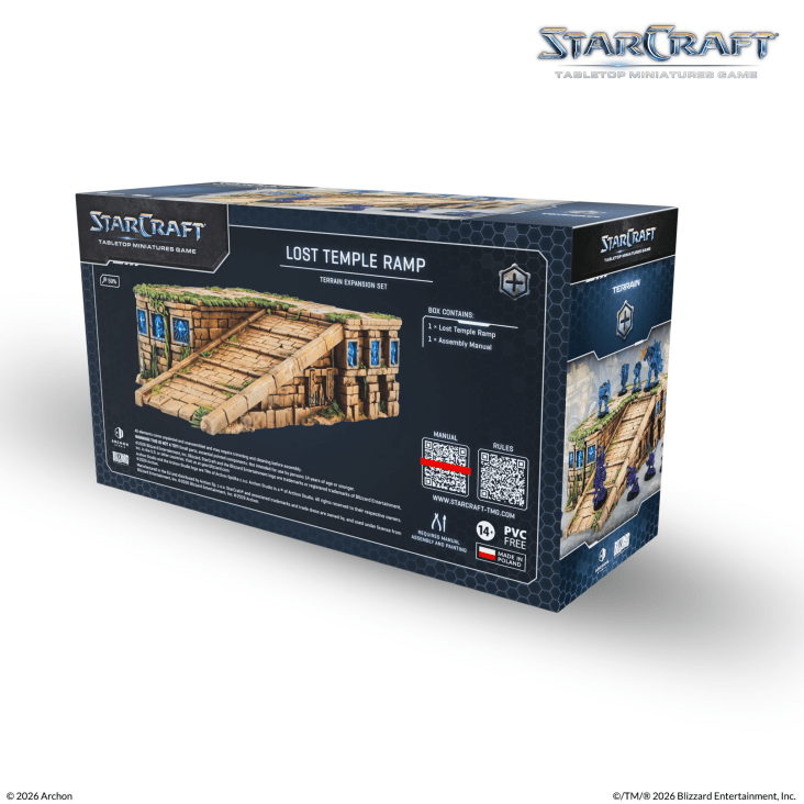 STARCRAFT® Lost Temple Ramp - Terrain Expansion Set - 星海爭霸 失落神廟斜坡 - 地形擴充套組