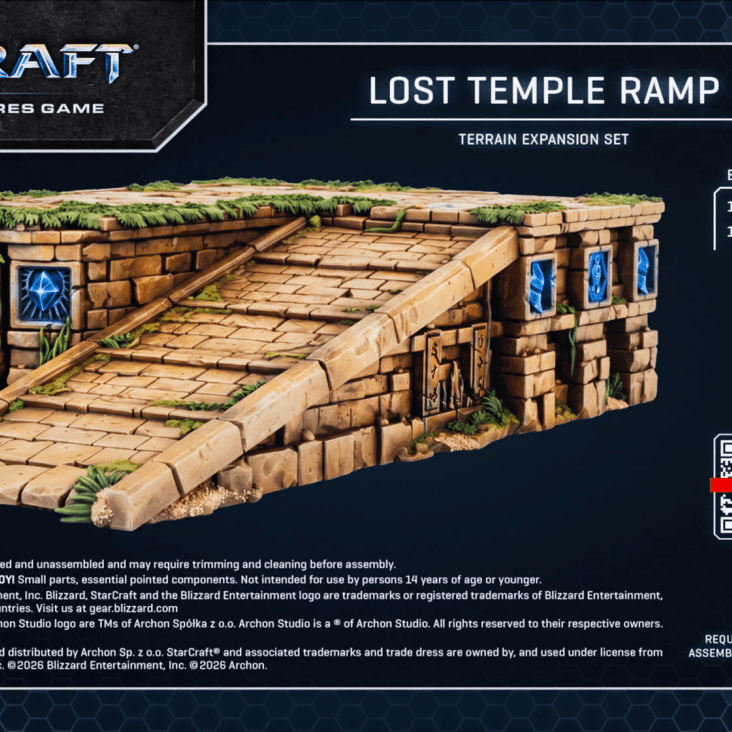 STARCRAFT® Lost Temple Ramp - Terrain Expansion Set - 星海爭霸 失落神廟斜坡 - 地形擴充套組