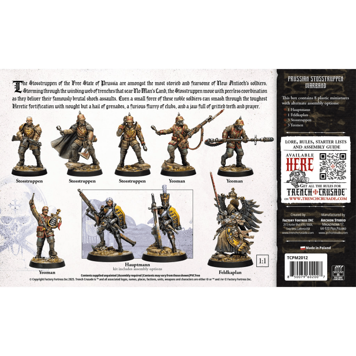Trench Crusade: The Prussian Stosstruppen Warband - 戰壕遠征 普魯士自由邦突擊隊 戰幫