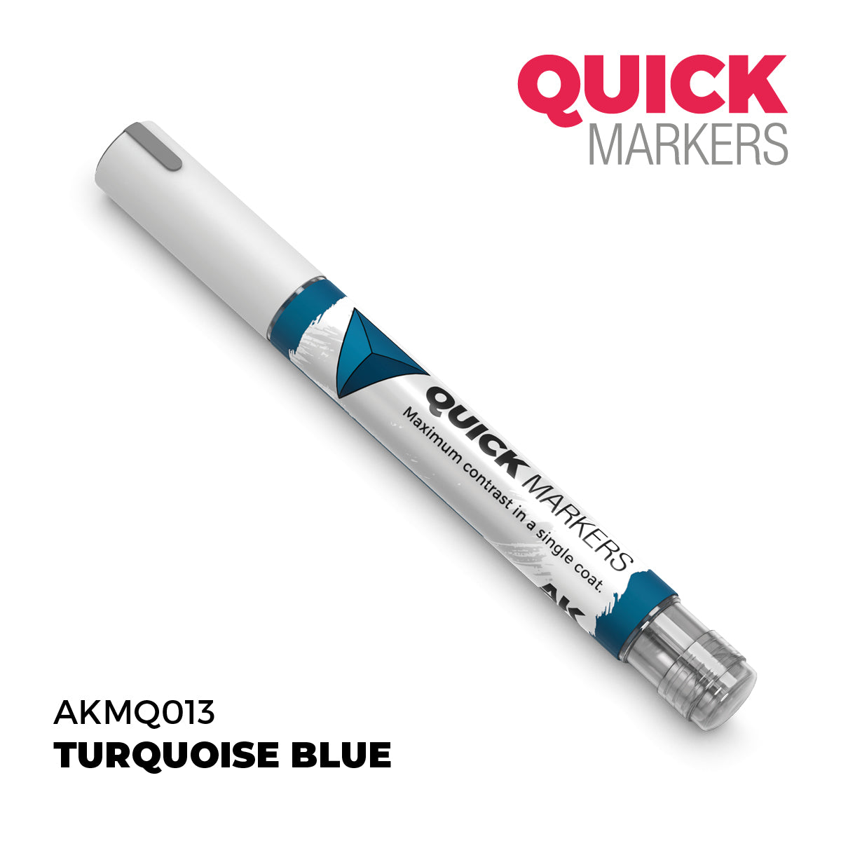 AKMQ013 - AK Quick Marker - Turquoise Blue - 綠松藍色