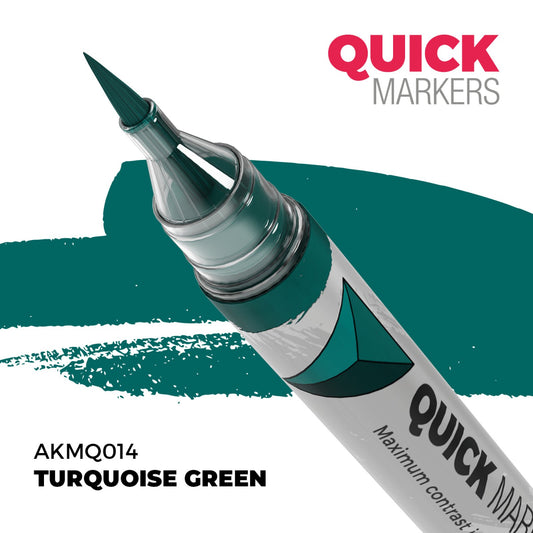 AKMQ014 - AK Quick Marker - Turquoise Green - 綠松色