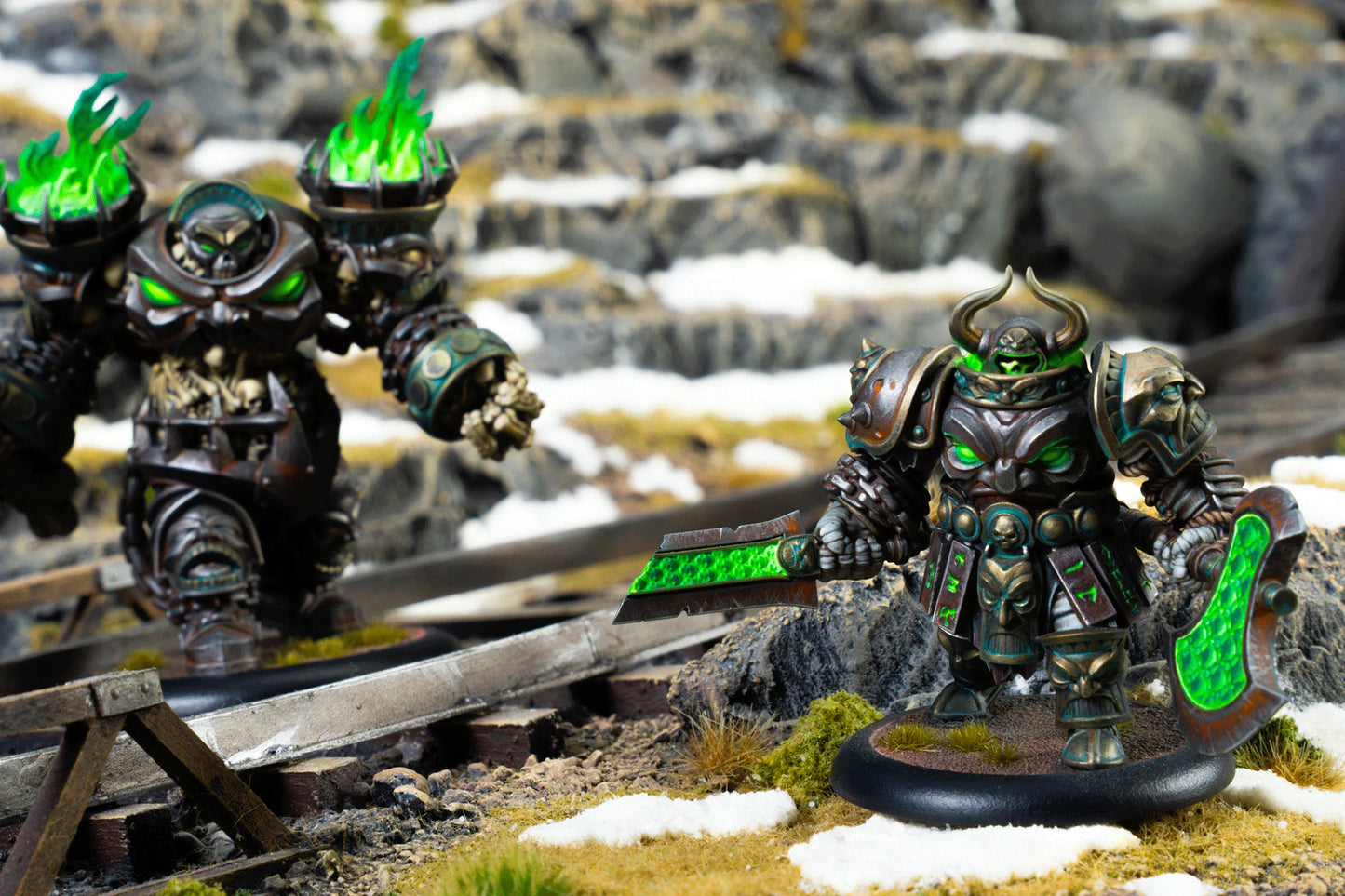 Warmachine-戰爭機甲: Orgoth Graveborn Command Cadre (HIPS)
