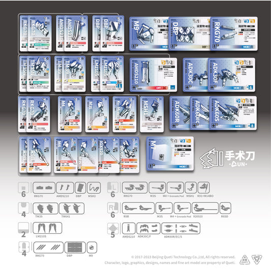 Ember: Obsidian Protocol UN Scalpel Chinese Card Pack - 黑曜協議 UN 手術刀 中文卡包
