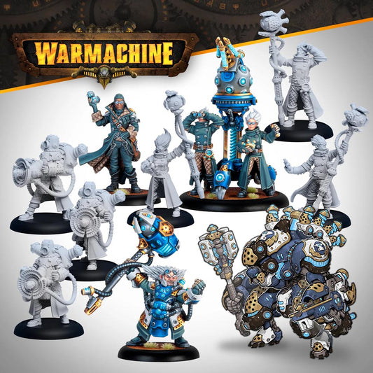 Warmachine-戰爭機甲: Cygnar Storm Forge Command Cadre