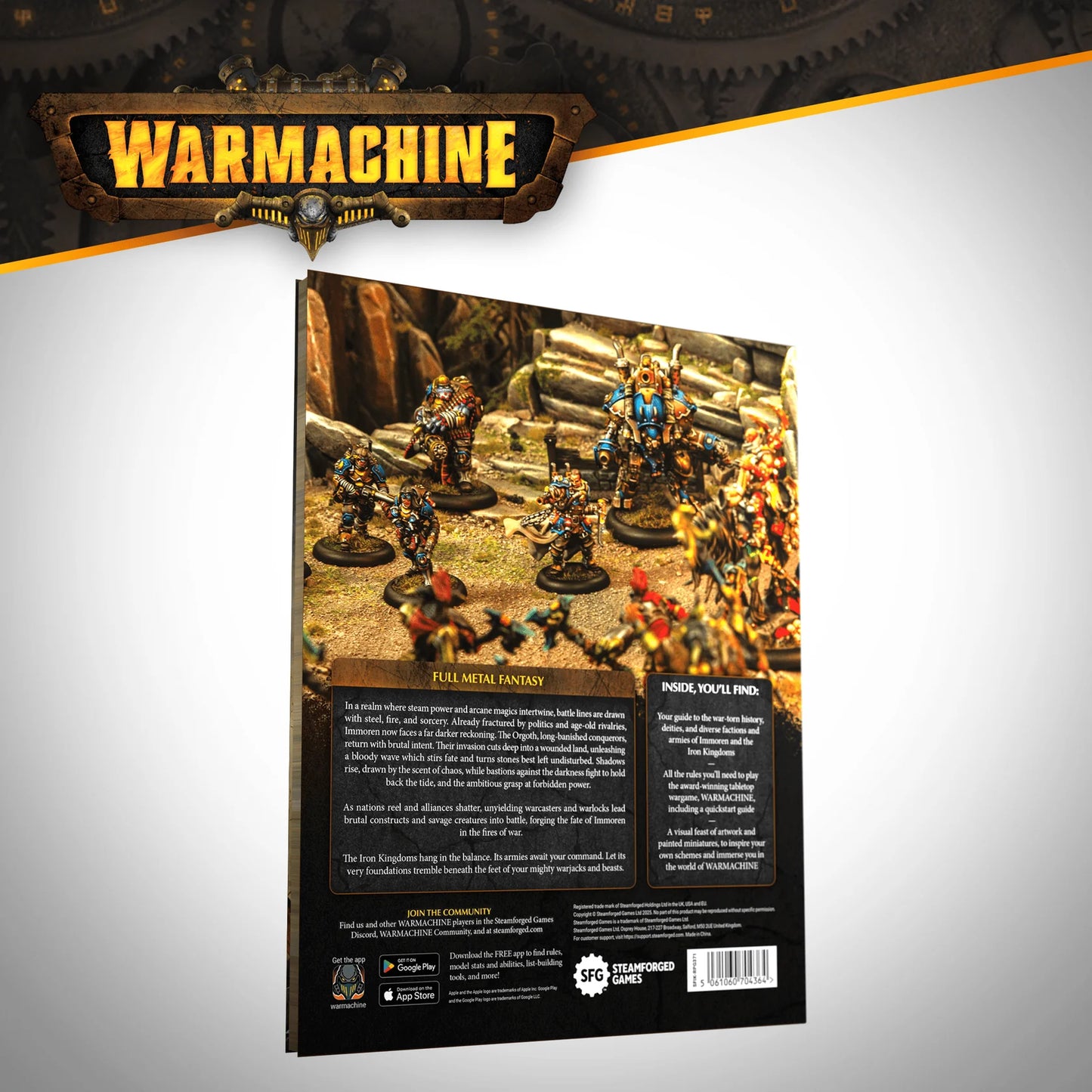 Warmachine-戰爭機甲: Warmachine Core Book (Pre-Order) *DEC DELIVERY