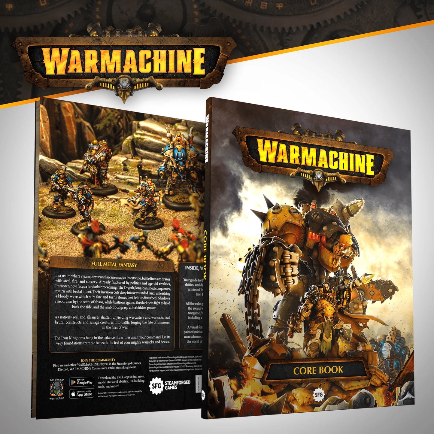 Warmachine-戰爭機甲: Warmachine Core Book (Pre-Order) *DEC DELIVERY