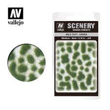 地形佈景-草簇 - Scenery - SC406 - Wild Tuft - 綠色草叢 Green - 4 mm